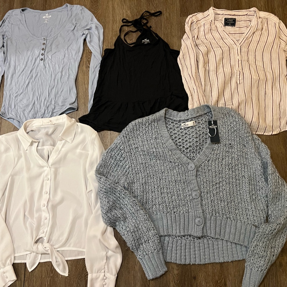 Hollister and abercrombie shirts